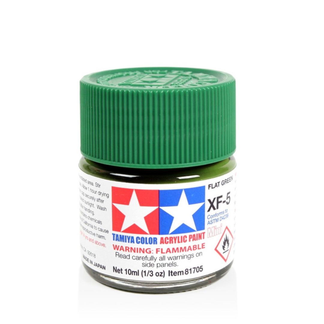 TAMIYA Acrylic Mini XF-5 Flat Green 10ml #81705