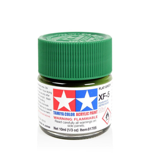 TAMIYA Acrylic Mini XF-5 Flat Green 10ml #81705