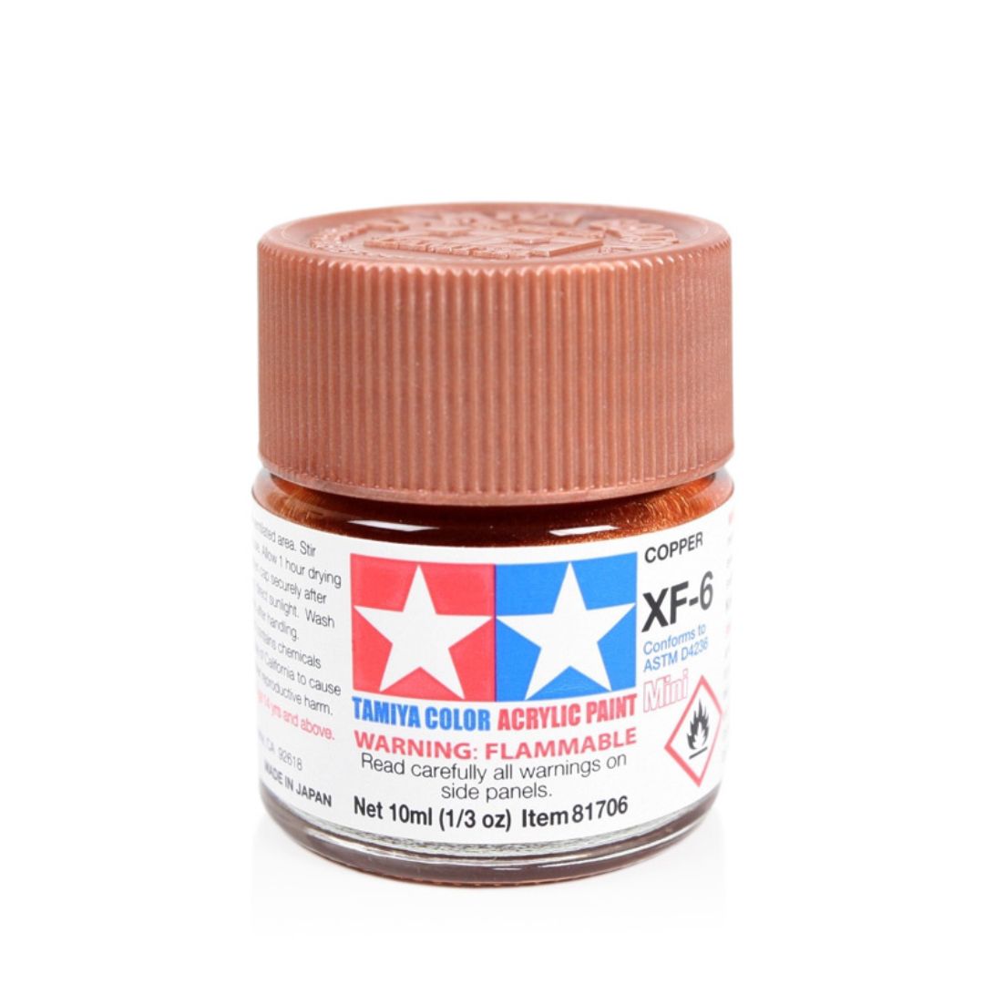 TAMIYA Acrylic Mini XF-6 Copper 10ml #81706