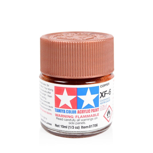 TAMIYA Acrylic Mini XF-6 Copper 10ml #81706