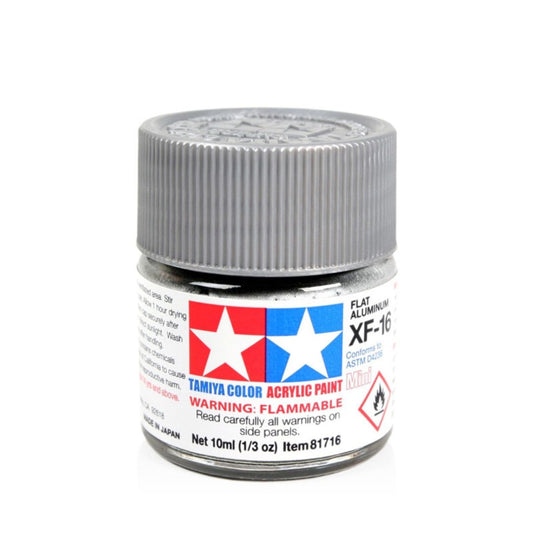 TAMIYA Acrylic Mini XF-16 Flat Aluminium 10ml #81716