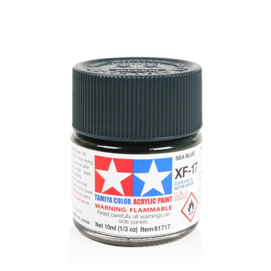 TAMIYA Acrylic Mini XF-17 Sea Blue 10ml #81717