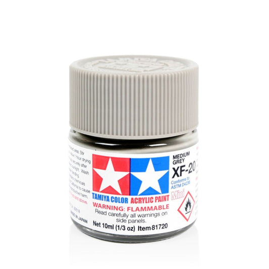 TAMIYA Acrylic Mini XF-20 Medium Grey 10ml #81720