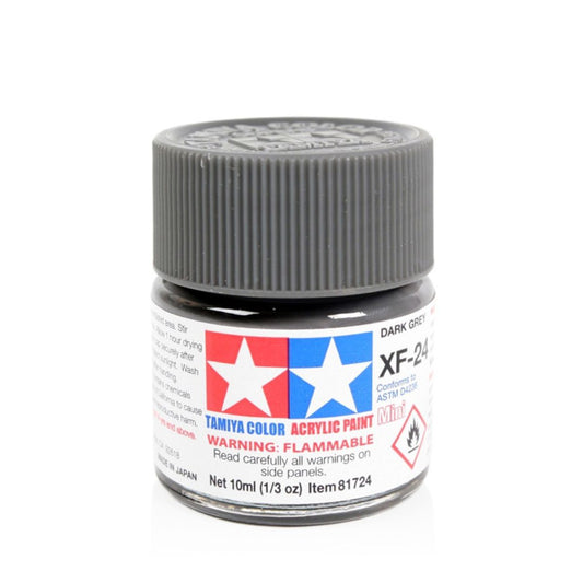 TAMIYA Acrylic Mini XF-24 Dark Grey 10ml #81724