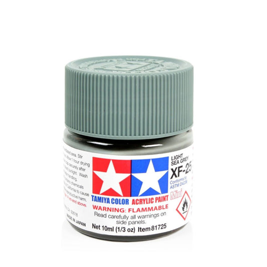 TAMIYA Acrylic Mini XF-25 Light Sea Grey 10ml #81725