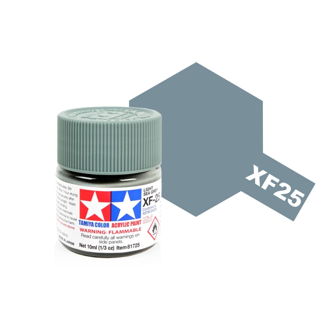 TAMIYA Acrylic Mini XF-25 Light Sea Grey 10ml #81725