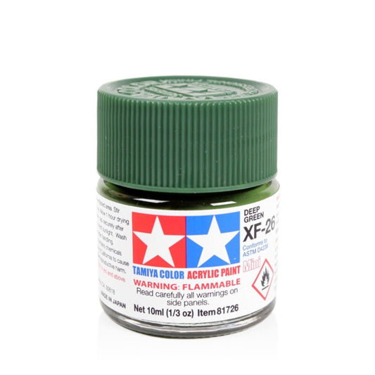 TAMIYA Acrylic Mini XF-26 Deep Green 10ml #81726