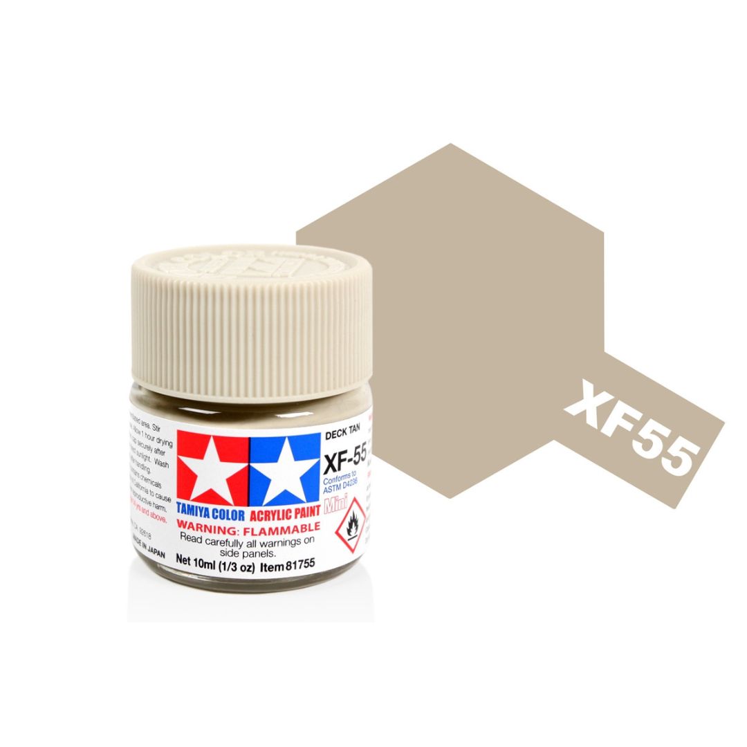TAMIYA Acrylic Mini XF-55 Deck Tan 10ml #81755