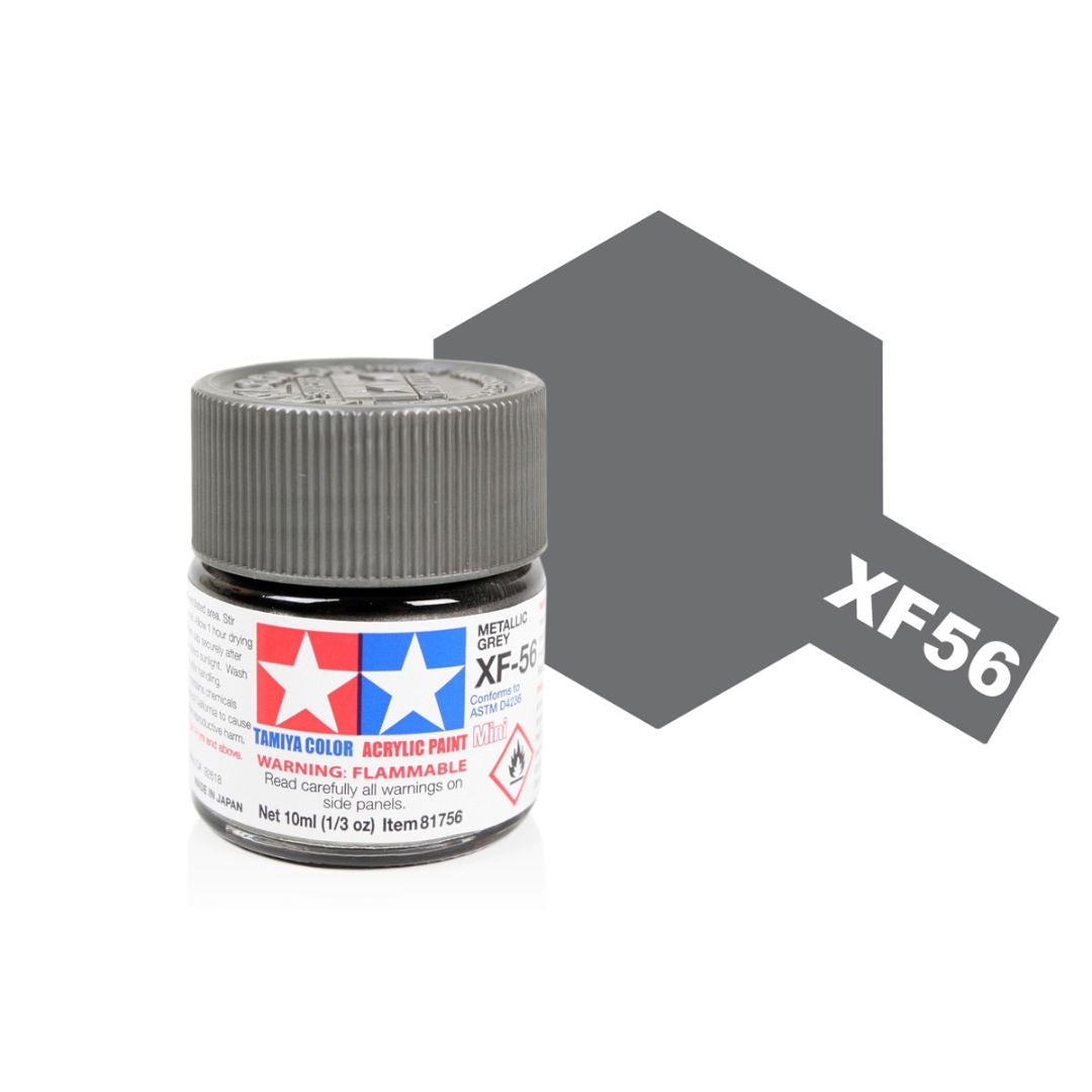 TAMIYA Acrylic Mini XF-56 Metallic Grey 10ml #81756