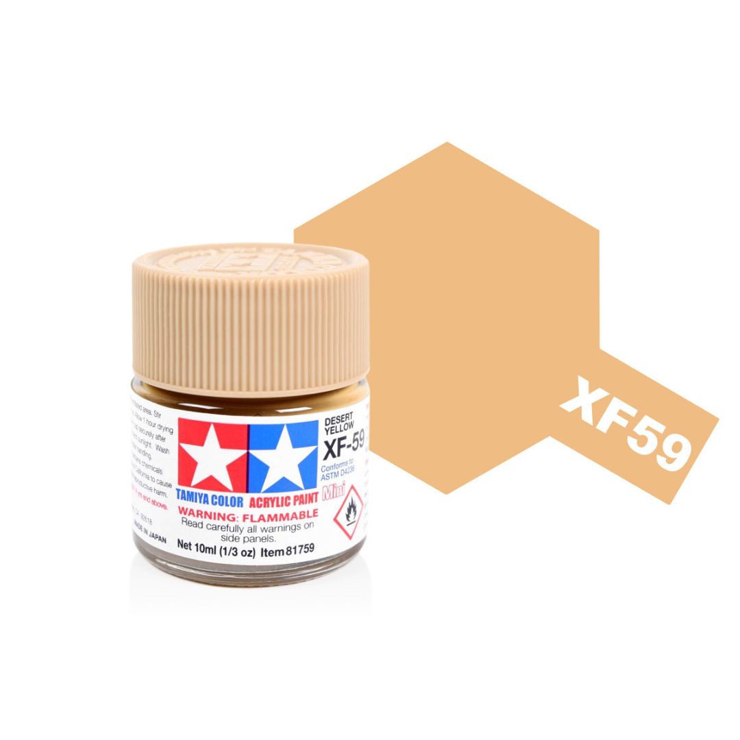 TAMIYA Acrylic Mini XF-59 Desert Yellow 10ml #81759