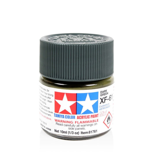 TAMIYA Acrylic Mini XF-61 Dark Green 10ml #81761