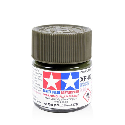 TAMIYA Acrylic Mini XF-62 Olive Drab 10ml #81762