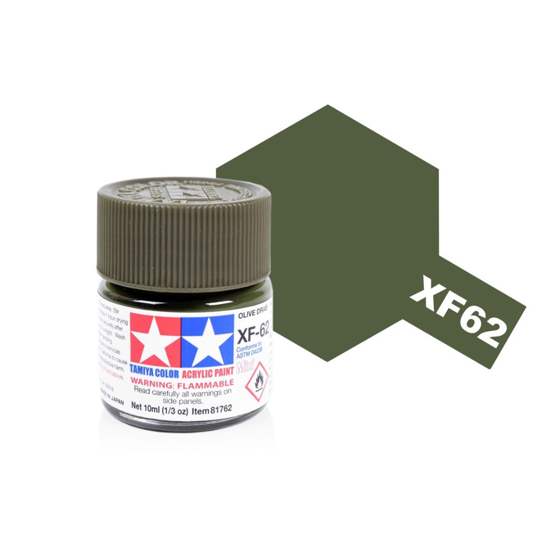 TAMIYA Acrylic Mini XF-62 Olive Drab 10ml #81762