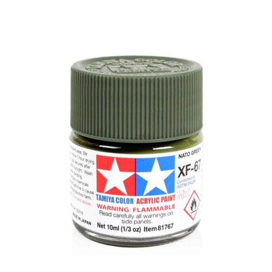 TAMIYA Acrylic Mini XF-67 NATO Green 10ml #81767