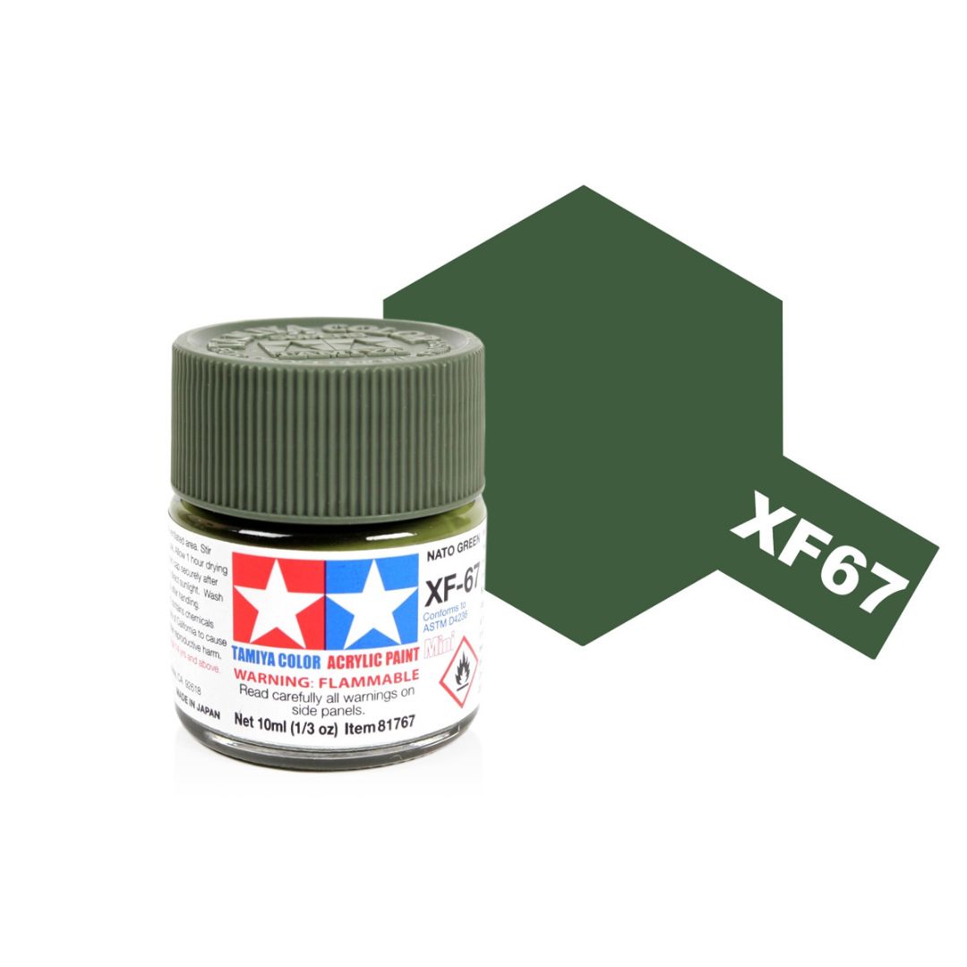 TAMIYA Acrylic Mini XF-67 NATO Green 10ml #81767