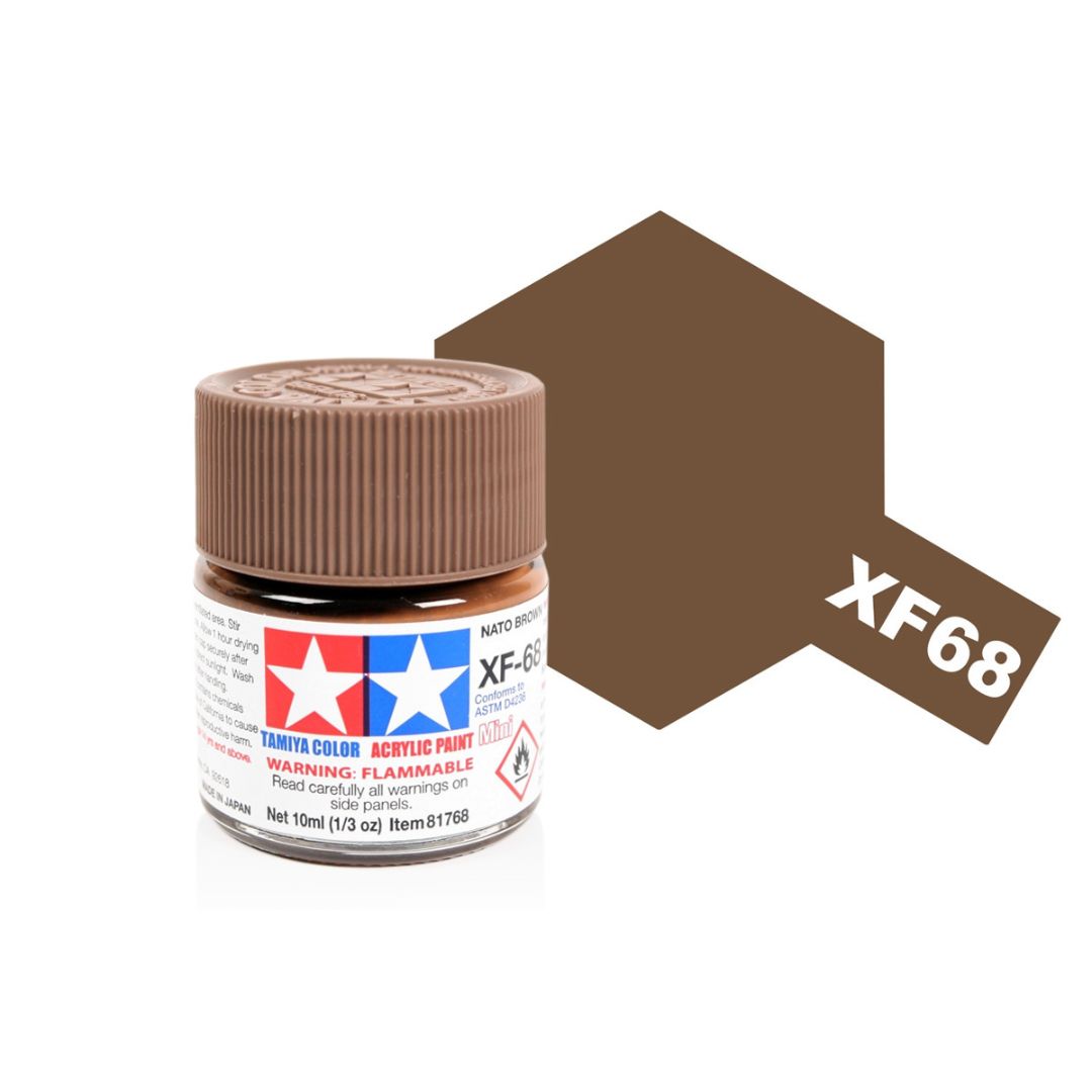 TAMIYA Acrylic Mini XF-68 NATO Brown 10ml #81768