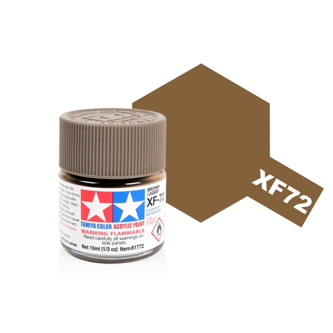 TAMIYA Acrylic Mini XF-72 Brown (JGSDF) 10ml #81772