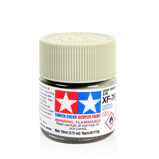 TAMIYA Acrylic Mini XF-76 Grey-Green (IJN) 10ml #81776
