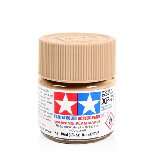 TAMIYA Acrylic Mini XF-78 Wooden Deck Tan 10ml #81778