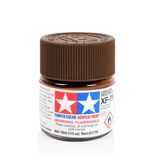 TAMIYA Acrylic Mini XF-79 Linoleum Deck Brown 10ml #81779