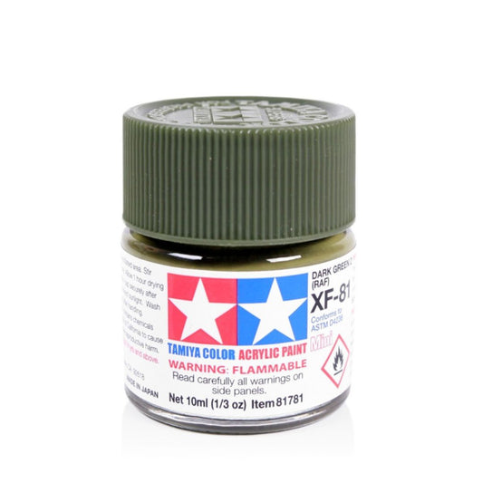 TAMIYA Acrylic Mini XF-81 RAF Dark Green 2 10ml #81781
