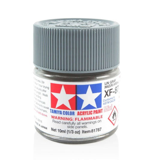 TAMIYA Acrylic Mini XF-87 IJN Grey (MAIZURU ARSENAL) 10ml #81787