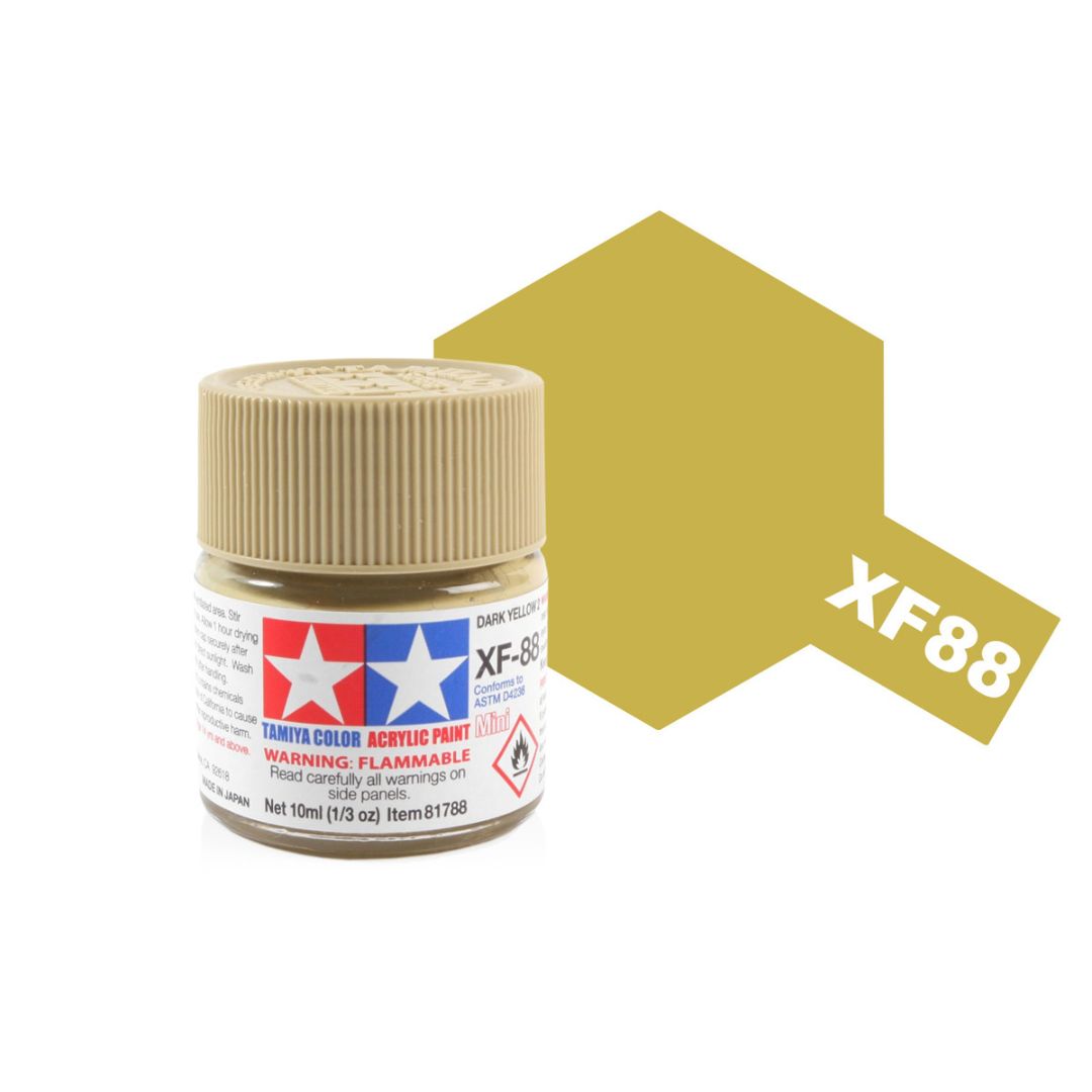 TAMIYA Acrylic Mini XF-88 Dark Yellow 2 10ml #81788