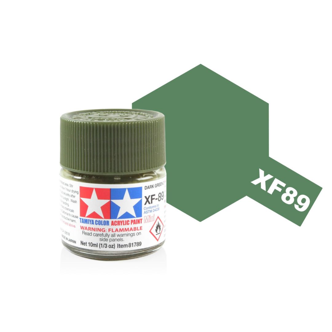 TAMIYA Acrylic Mini XF-89 Dark Green 2 10ml #81789