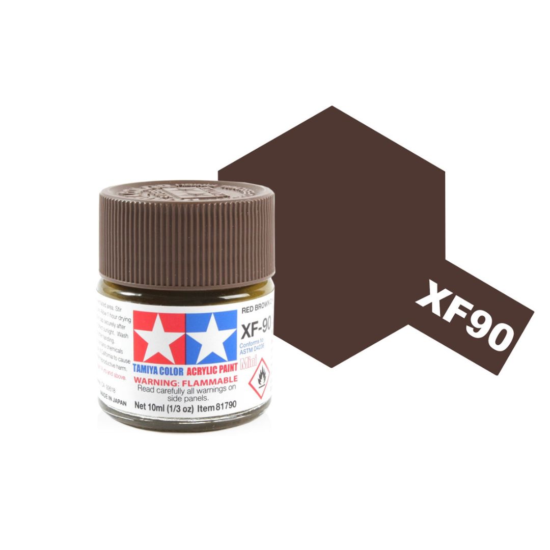 TAMIYA Acrylic Mini XF-90 Red Brown 2 10ml #81790
