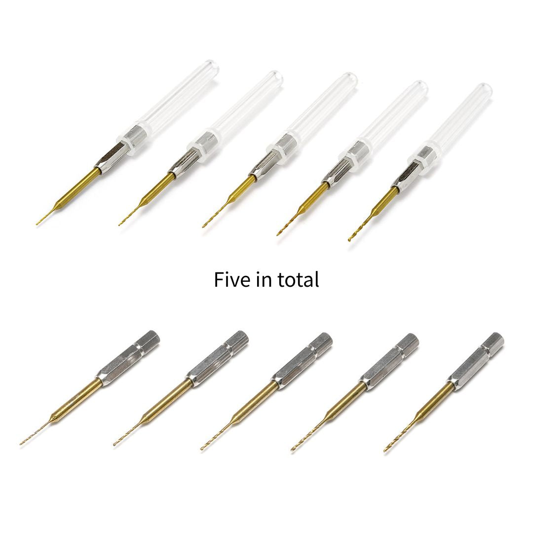 WAVE HT338 HG One Touch Pin Vice Drill Bit 0.8 mm (Hobby Tool)