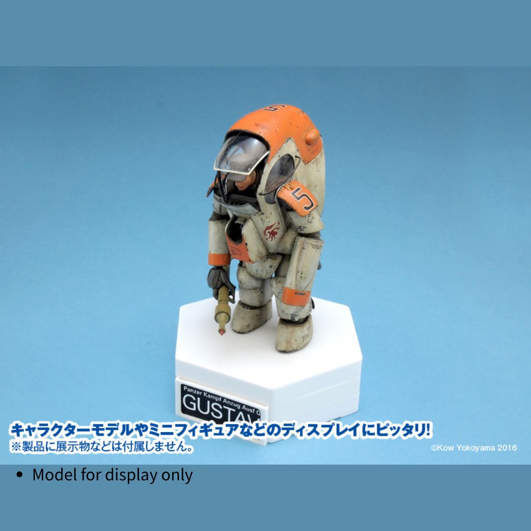 WAVE KF022 HEXAGON BASE for Scale Model