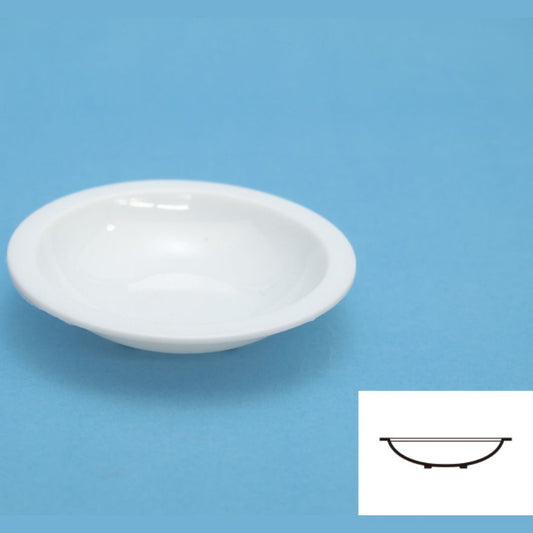 WAVE OM183 White Paint Palette Round Bottom