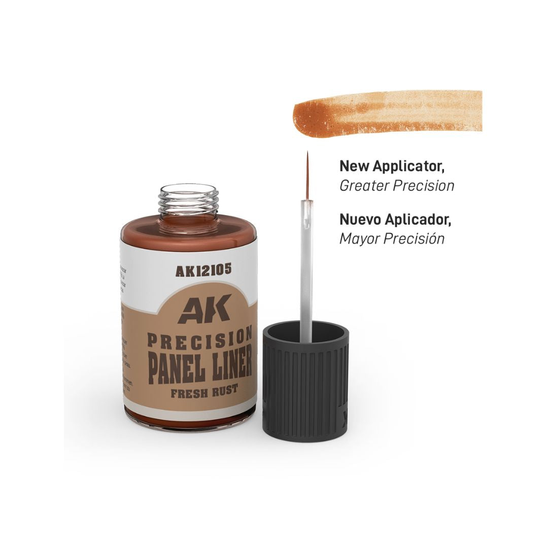 AK Interactive Precision Paneliners AK12105 - Fresh Rust 30ml
