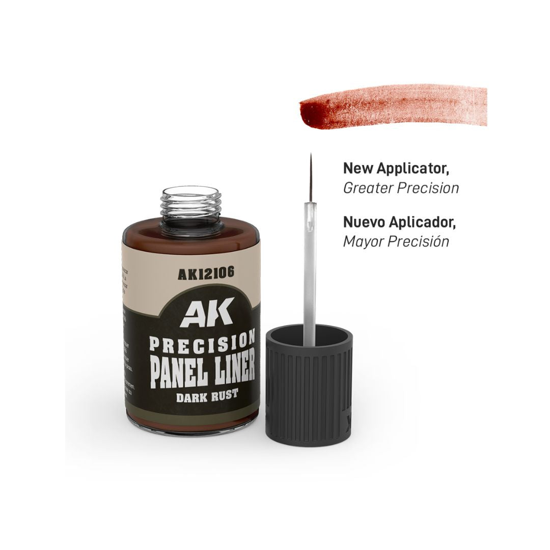 AK Interactive Precision Paneliners AK12106 - Dark Rust 30ml