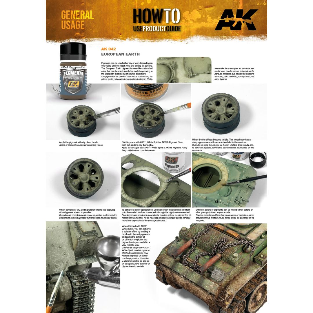 AK Interactive Pigments AK042 - Europe Earth 35ml