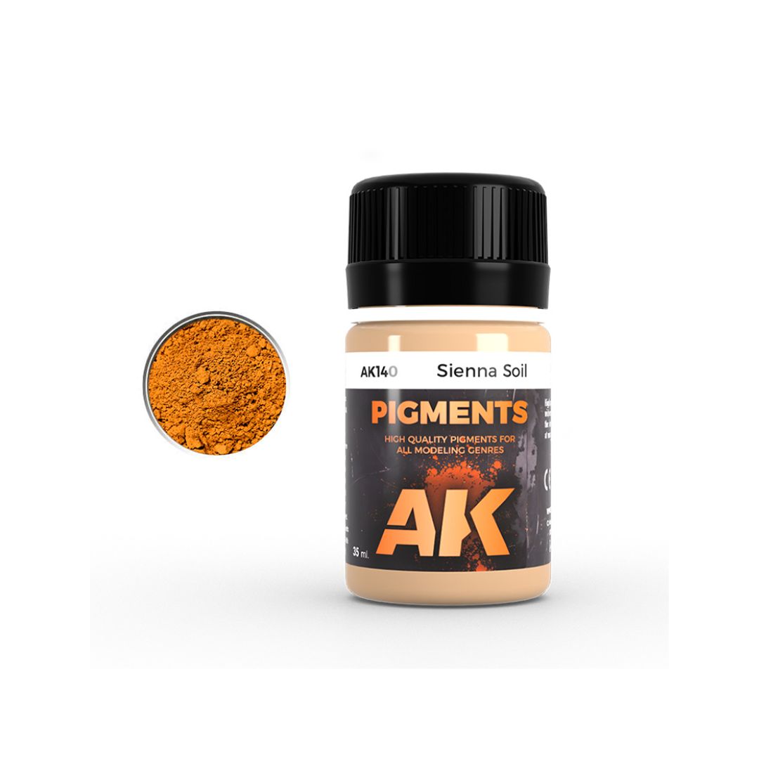 AK Interactive Pigments AK140 - Sienna Soil 35ml