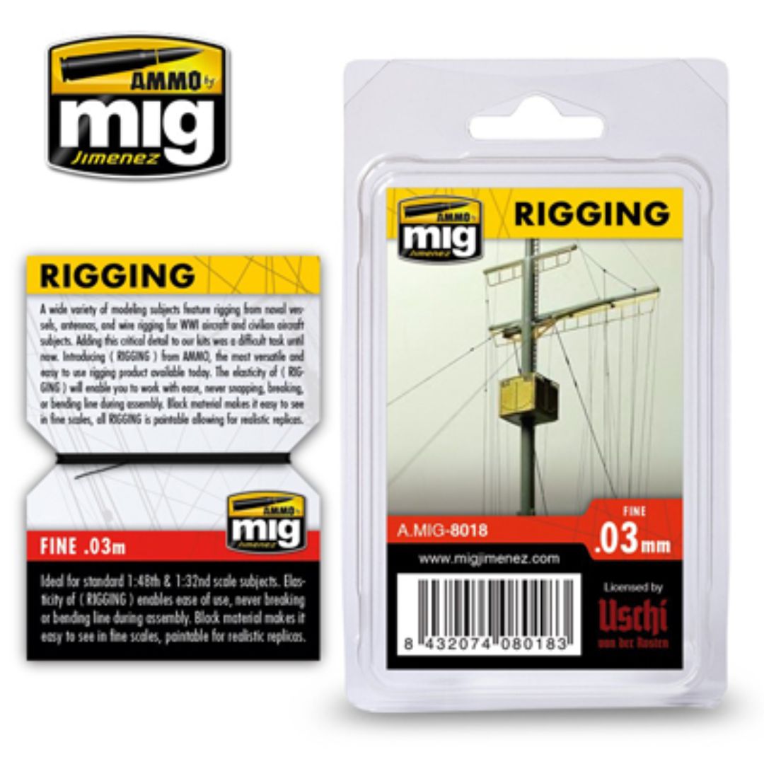 MIG 8018 Rigging Super Fine 0.3mm