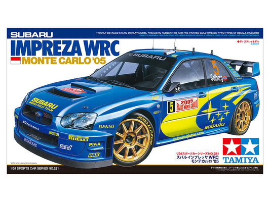 TAMIYA 1/24 Subaru Impreza Wrc Monte Carlo 05' (24281)