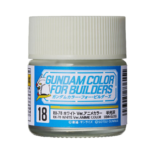 Mr Hobby Gundam Color UG18 RX-78 White Ver. Anime Color 10ml