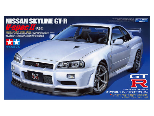 TAMIYA 1/24 Nissan Skyline Gt-R V-Spec II (R34) (24258)