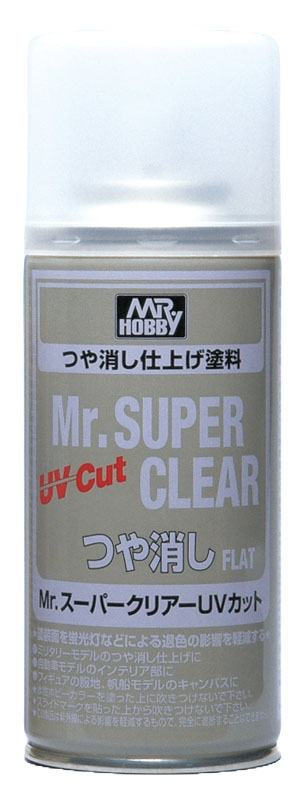 Mr Hobby B523 Mr Super Clear UV Cut Flat 170ml