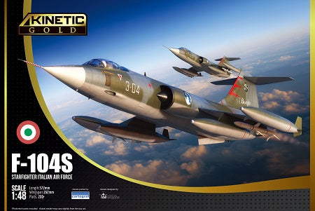 1/48 F-104G/S/ASA/M Starfighter Italian Air Force (KINETIC K48093)