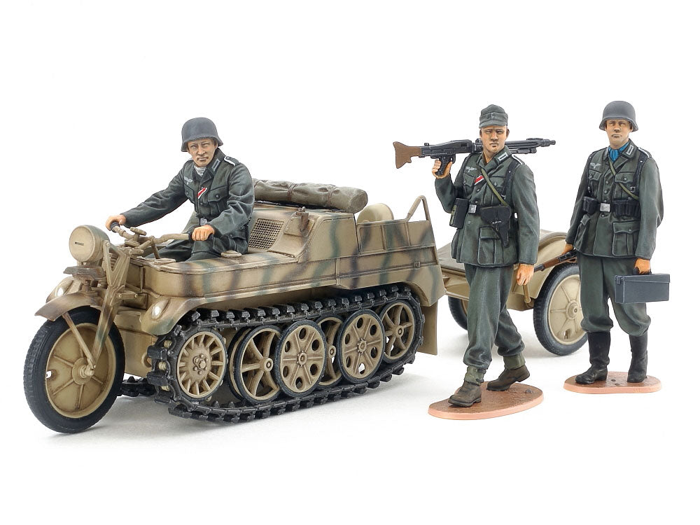 TAMIYA 1/35 German Sd.Kfz.2 Kettenkraftrad (Mid-Production) (35377)