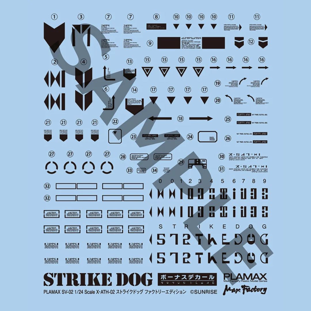 PLAMAX SV-01 1/24 Scale X / ATH-02 Strike Dog