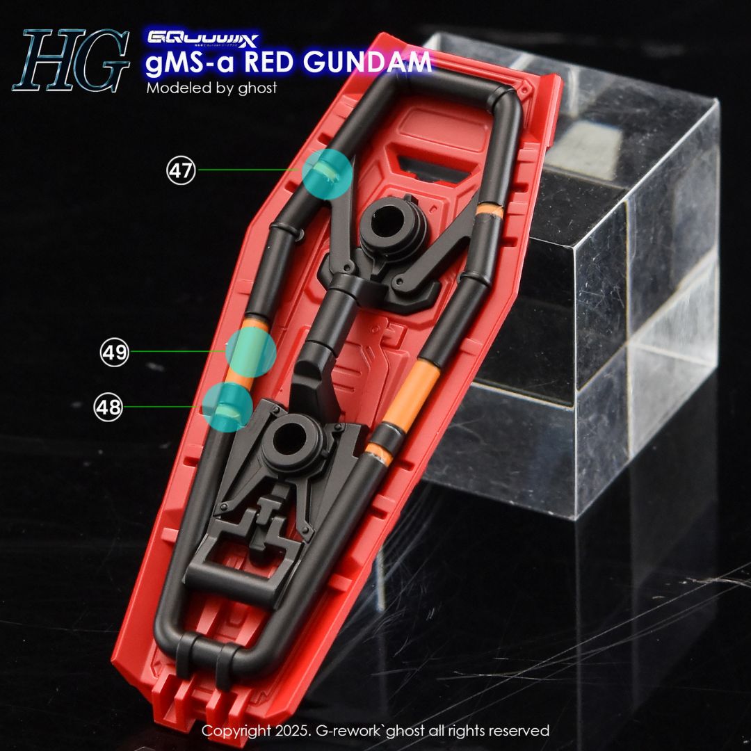 G-Rework Decal - [HG] GQUUUUUUX GMS-A RED GUNDAM