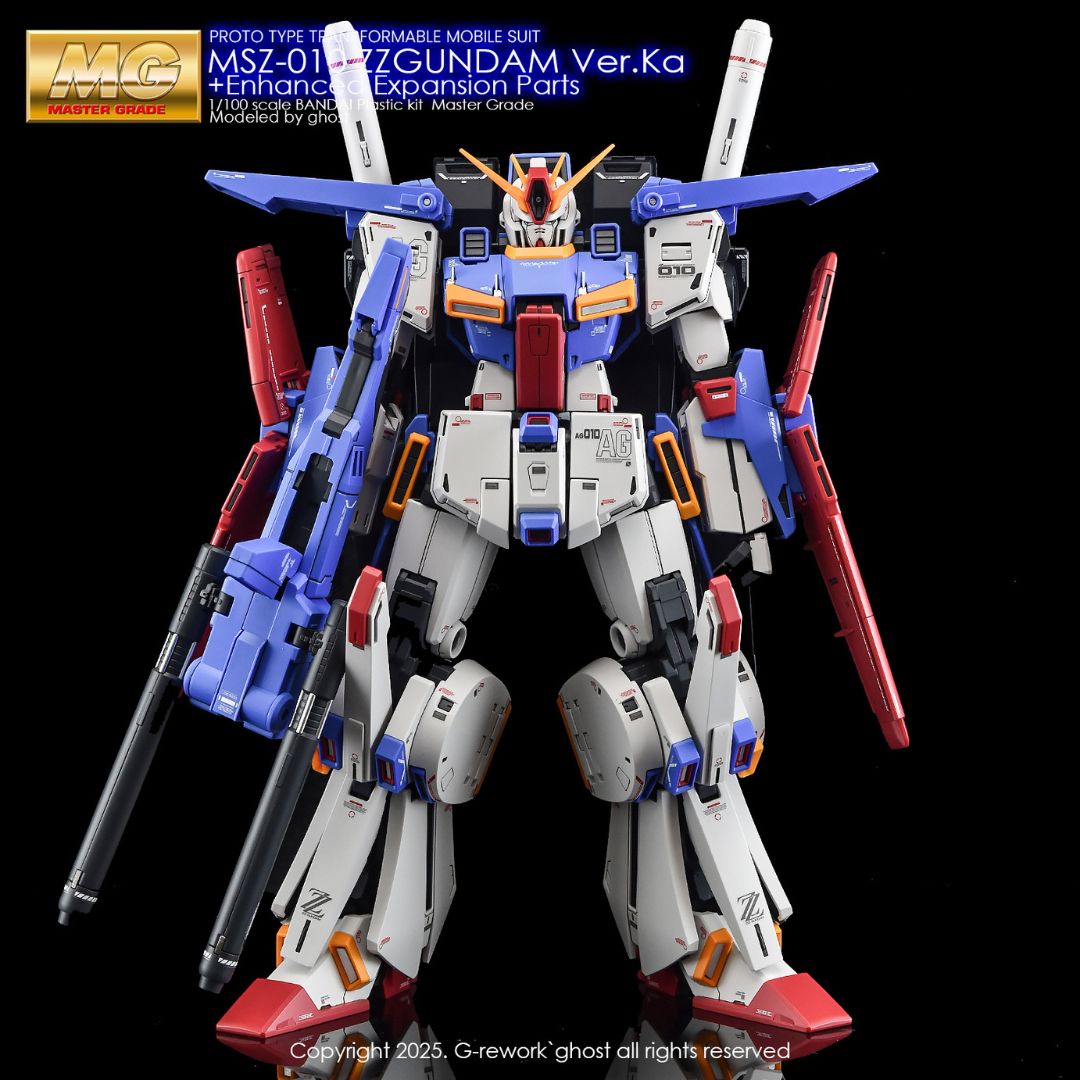 G-Rework Decal - [MG] MSZ-010 ZZ GUNDAM VER KA & ENHANCED PARTS
