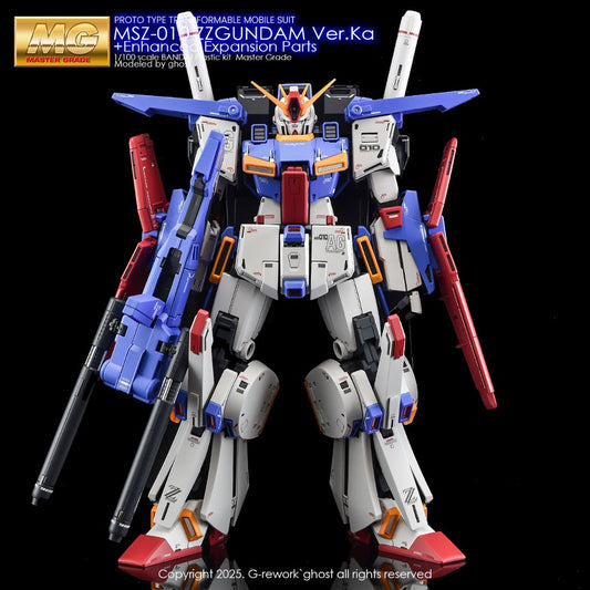 G-Rework Decal - [MG] MSZ-010 ZZ GUNDAM VER KA & ENHANCED PARTS