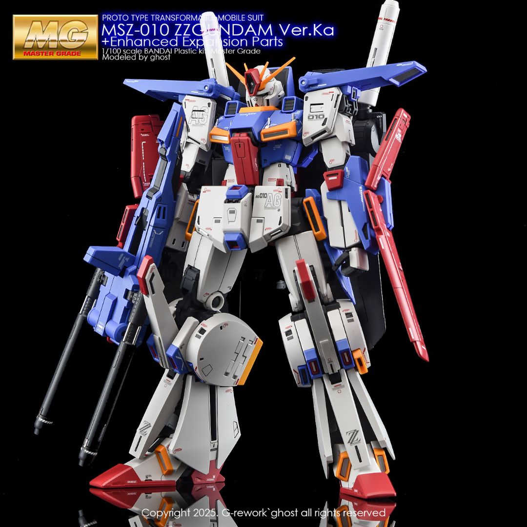 G-Rework Decal - [MG] MSZ-010 ZZ GUNDAM VER KA & ENHANCED PARTS