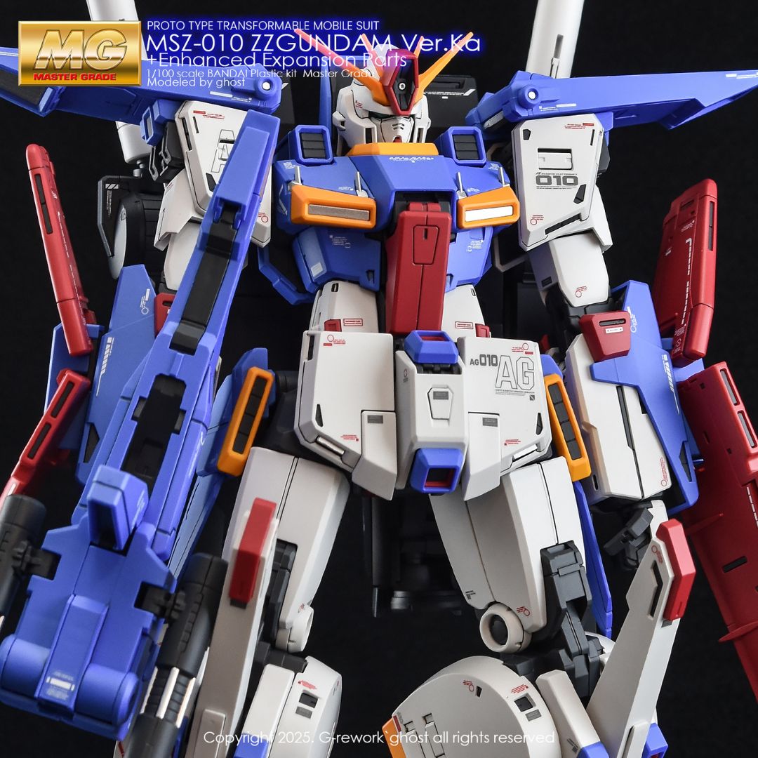 G-Rework Decal - [MG] MSZ-010 ZZ GUNDAM VER KA & ENHANCED PARTS
