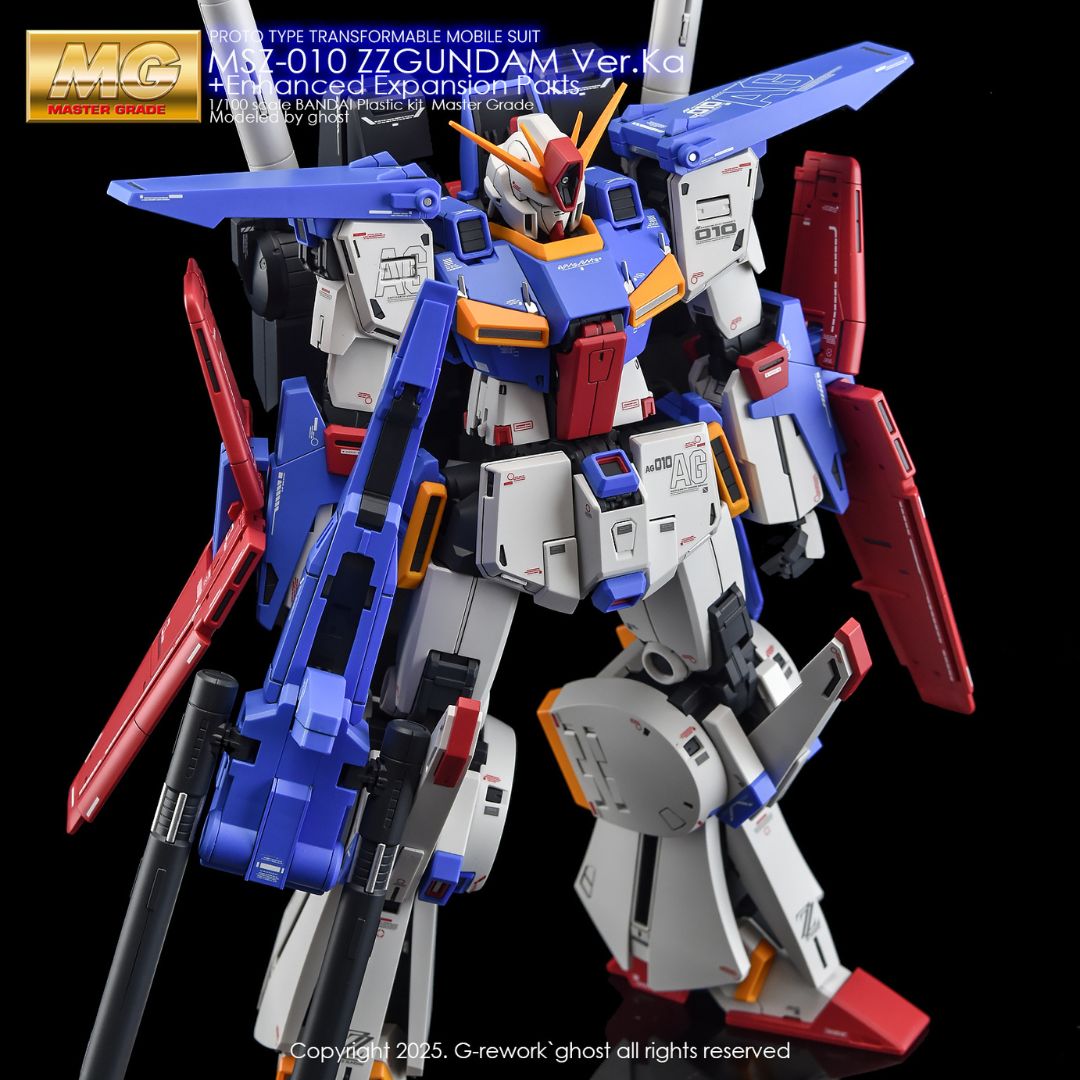 G-Rework Decal - [MG] MSZ-010 ZZ GUNDAM VER KA & ENHANCED PARTS